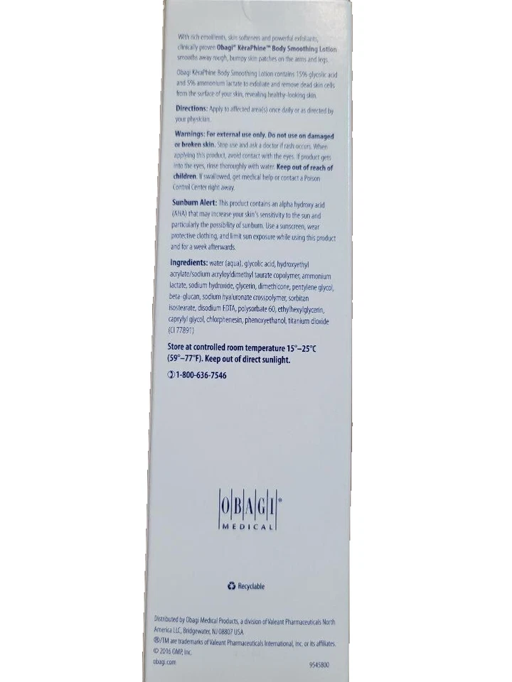 Loción suavizante corporal Obagi KeraPhine terapia dirigida avanzada 6,7 fl. oz Foto 2 de 3