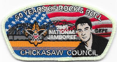 Chickasaw Council Strip 2005 National Jamboree CSP SAP Boy Scout of America