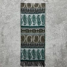 Berkshire Reversible Pashmina Scarf Women's 76 x 14 Multicolor Floral Acrylic