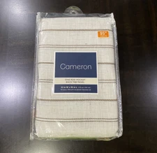 Bed Bath Beyond Cameron one Rod Pocket back tab Panel 52”X 95” NEW