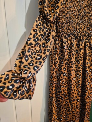 knee length dresses for ladies Adelina Floral Chiffon Flounce Sleeve Shirred Midi Dress