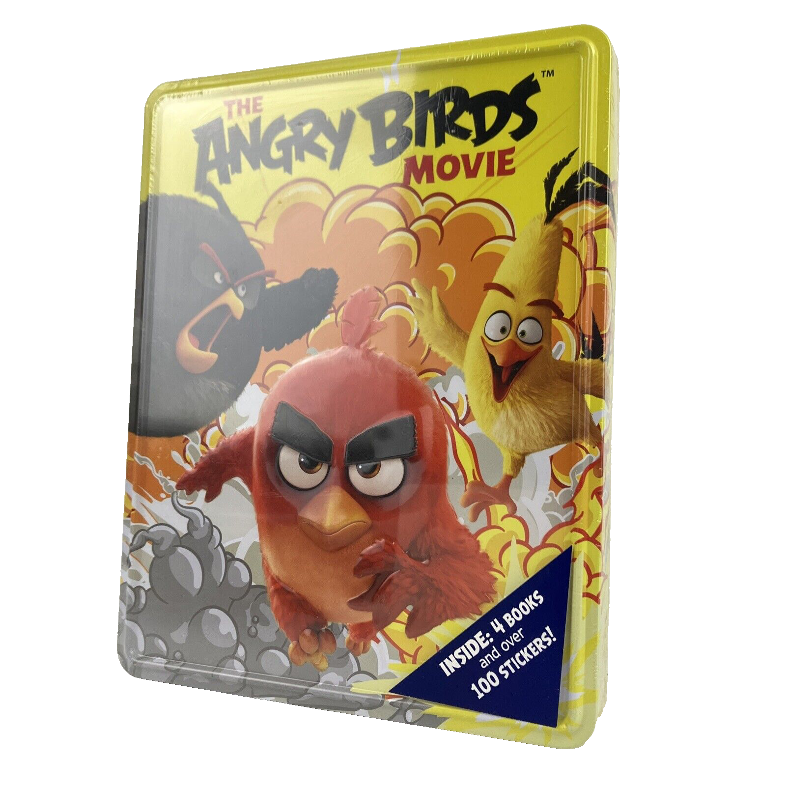 Angry Birds Movie Tin of Books and Stickers Centum Books NEW 2016