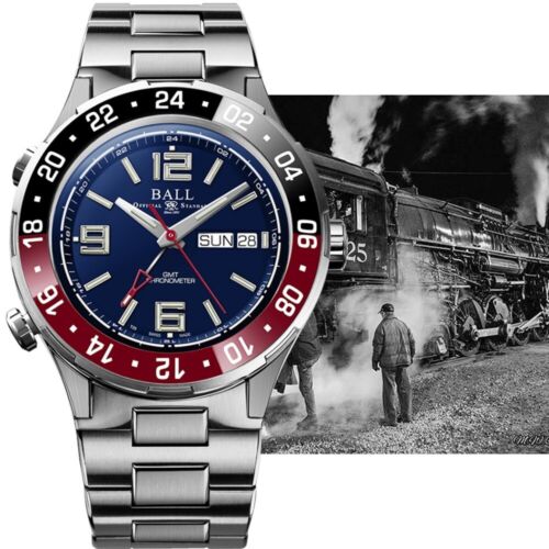 Ball Ø 40mm Roadmaster Marine GMT Ceramic COSC DG3000A-S8CJ-BE titanium limit ED - Picture 3 of 5