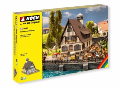 NOCH 63401 Spur N, Laser-Cut Wirtshaus mit Biergarten Bausatz #NEU in OVP##