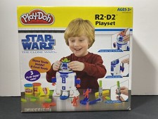 NEW & Boxed Play-Doh Playdoh Star Wars The Clone Wars R2-D2 Playset Play Dough