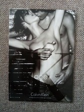 CARTE PUBLICITAIRE PARFUM CALVIN KLEIN ONE 