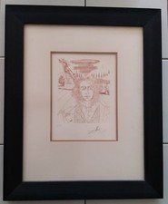 Dali, Signed Artist Proof, E.A.1967 Henry Wadsworth Longfellow 5 Americans Suite