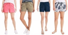 Nautica Ladies' Linen Blend Pull-On Short