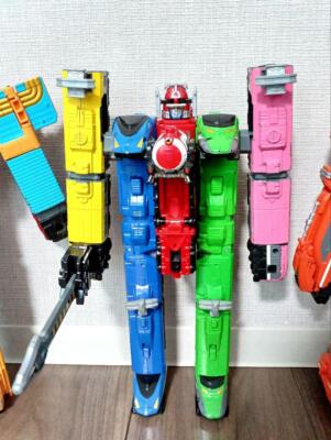 Power Rangers Ressha Sentai ToQger DX Build Daioh etc Megazord