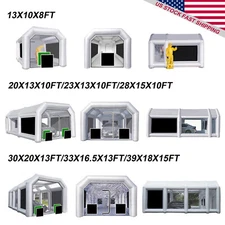 Inflatable Paint Booth Portable Paint Spray Booth Car Tent with Exhasut Device