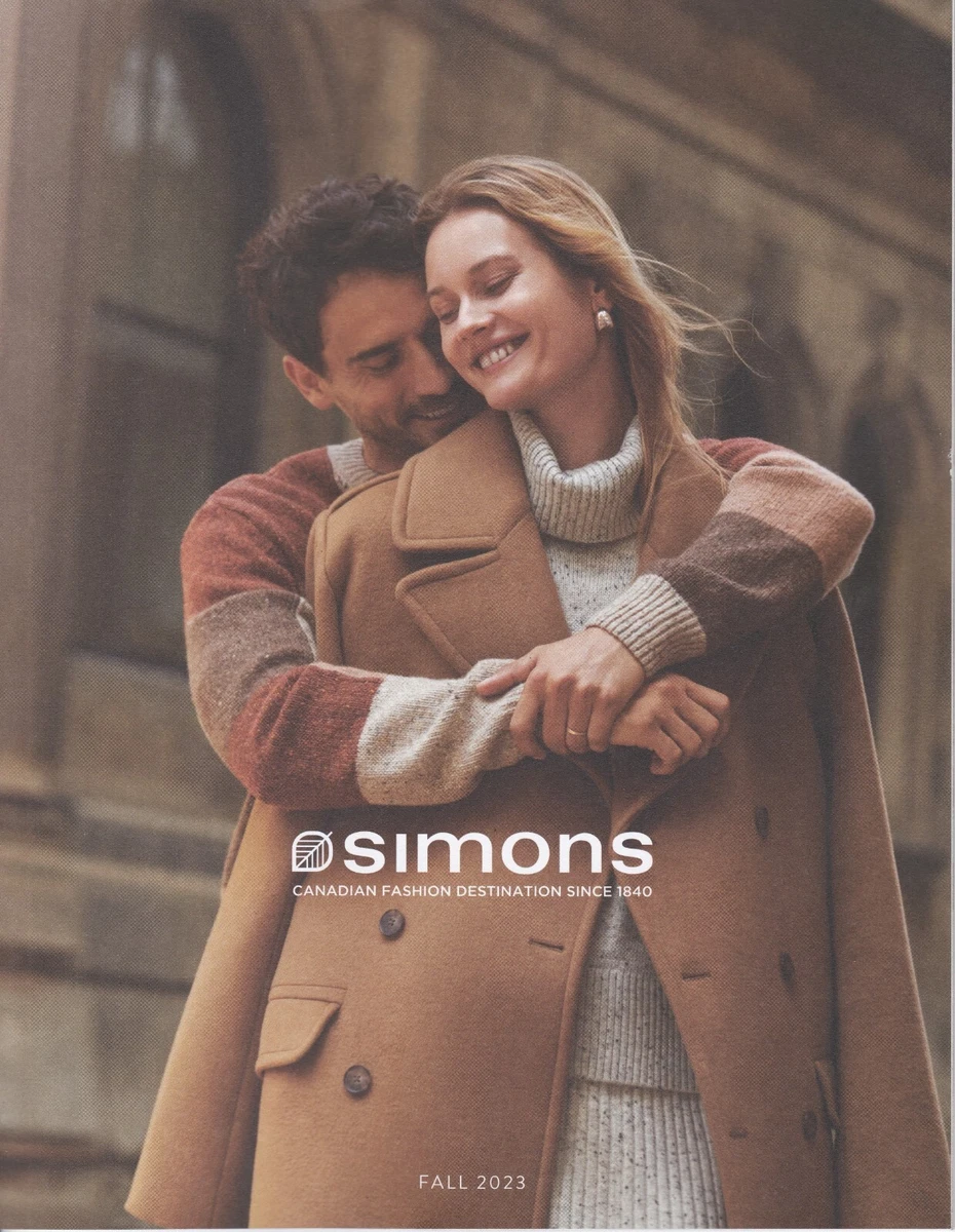 SIMONS CANADA FALL 2023 FASHION CATALOG coats sweaters casual