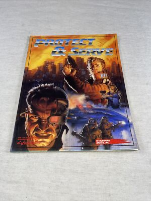Vintage Cyberpunk - Protect & Serve Sourcebook - R Talsorian Games - 1992 VG