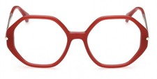Max Mara MM5005 066 Shiny Red Plastic Optical...