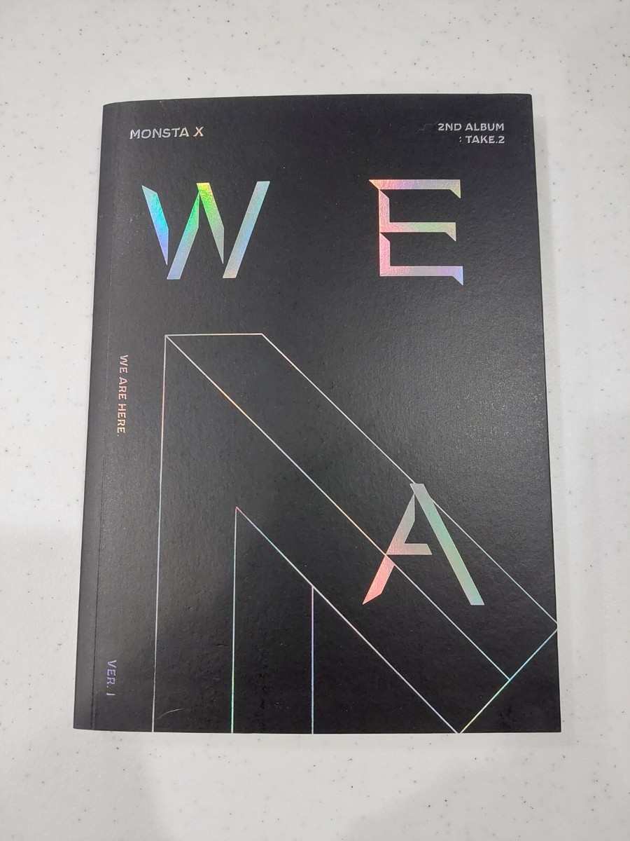 Monsta X Are You There 2nd Album Take 2 Black Version 1 K-Pop CD