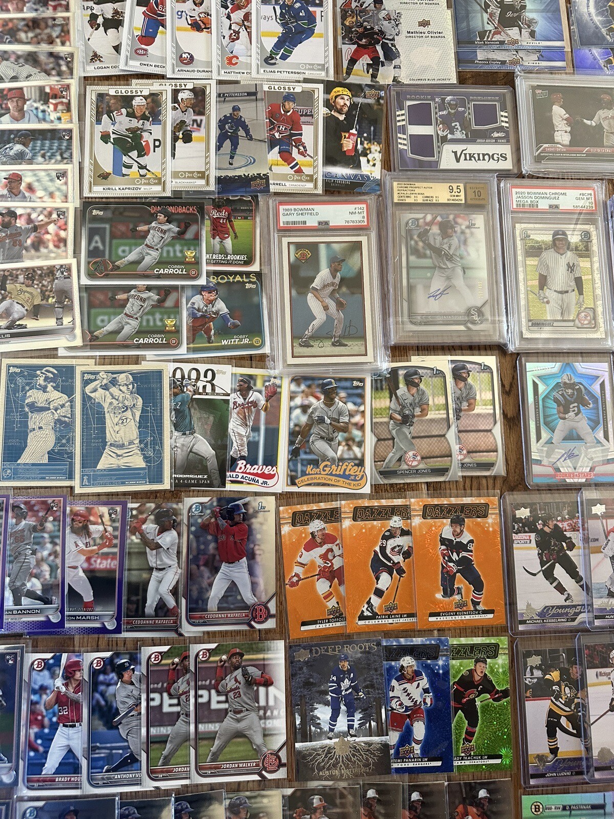 HUGE MULTISPORT, GRADED SPORTS CARD LOT (x559)PSA 10’s, Autos, RPA,SP