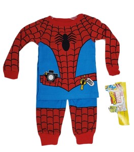 Novo Com Etiquetas Bebe Menino Pijama Marvel Spider Man Manga Longa Camisa E Calcas Com 12 Meses Ebay