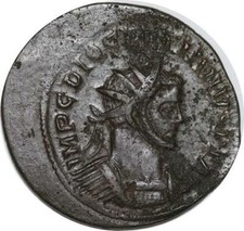 T1156 Rarissime Roman Empire R3 Antoninien C.Diocletien Pax AvggG S-P MLXXI