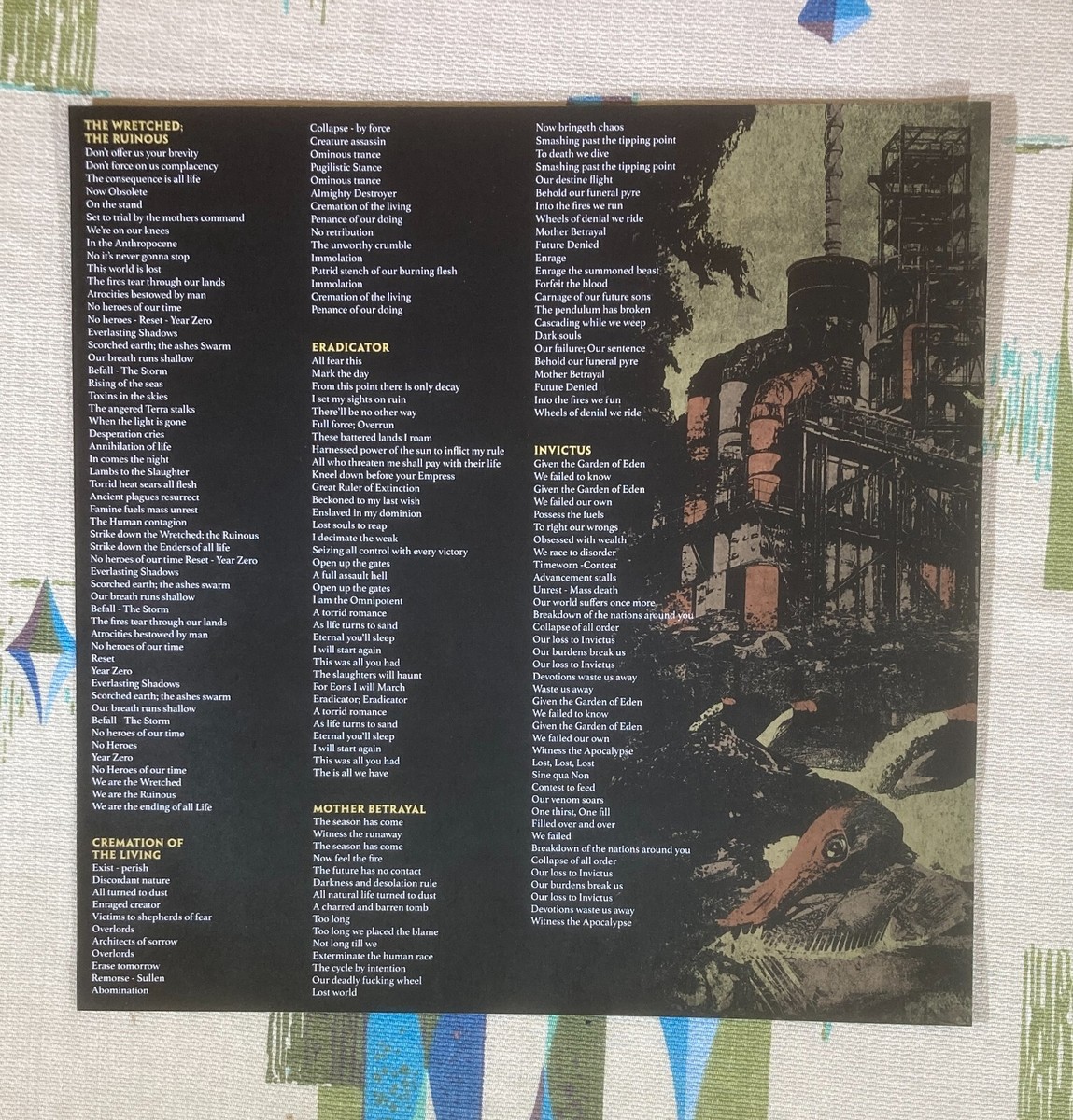 Unearth LP The Wretched The Ruinous 2023 M-/M- | eBay