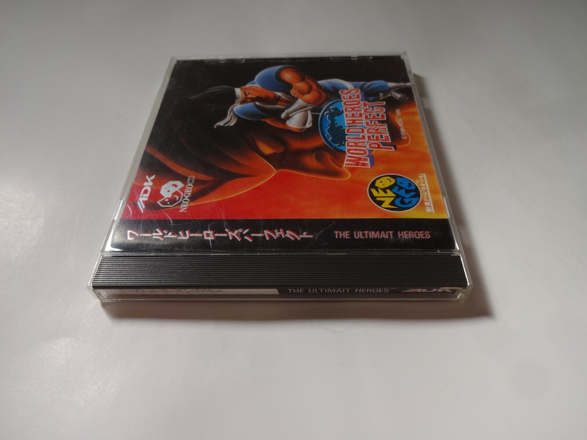 WORLD HEROES PERFECT SNK NEO GEO CD NCD 1995 Fighting Game