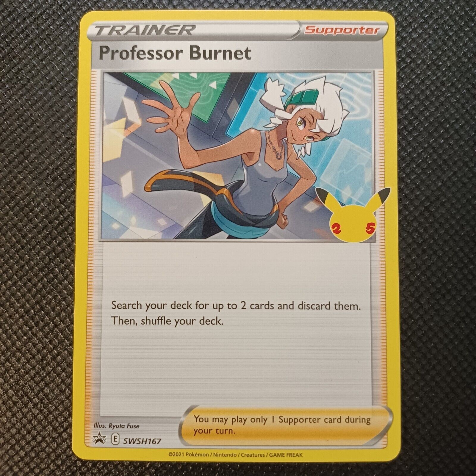 Professor Burnet SWSH167 - Celebrations - Pokemon - NM
