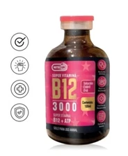 Super Vitamin B12 3000 Mcg 100 ml For Rooster | Vitaminas Para Gallos exp 02/28