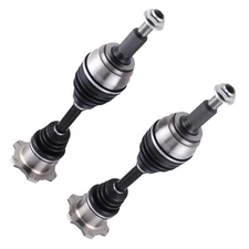 Front Driver + Passenger CV Axle Shaft Assembly For Chevrolet GMC 4WD 6 LUG