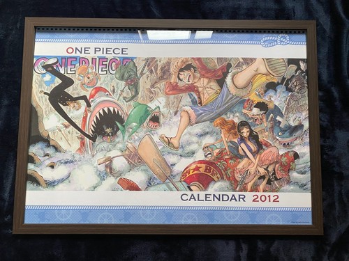 Póster de arte de una pieza del calendario de cómics 2012 Japón marco limitado no incluido - Imagen 2 de 7