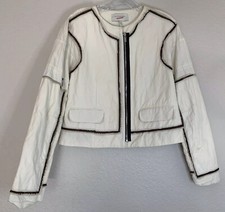 BCBG MAXAZRIA RUNWAY Ivory Blazer Jacket size S.