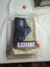 BLACKHAWK Leather Inside-the-Pants Holster, Rt, Sz 11,SpringfieldXD 420411BK-R