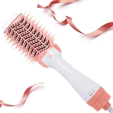 4 in 1 Hair Dryer Brush - Blowout Brush - One Step Hair Dryer & Styling Brush