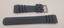 Band Strap to Fit Seiko Divers Watch Rubber Vented 22mm New