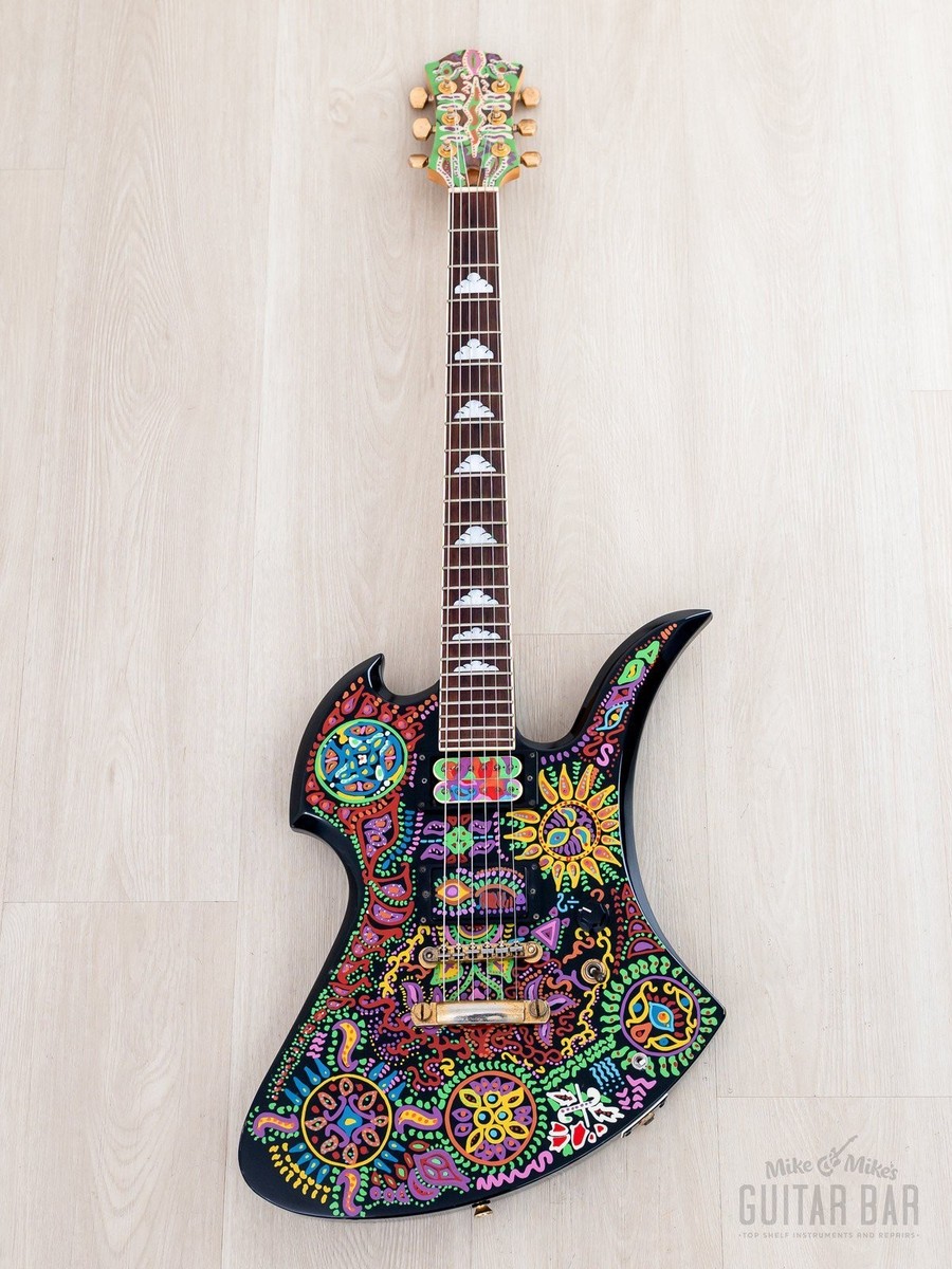 ギター Fernandes MG-120X (MG-145X MG-165X)hide 2000s Fernandes Mockingbird Hide Signature MG-120X, Graphic on