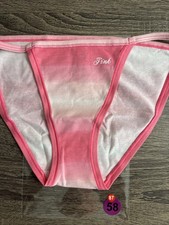 Pink By Victoria s Secret, Small Pink Fade, Cotton String, Bikini Panties