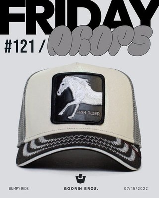 Goorin Bros High Rider Horse Stallion BUMPY RIDE Trucker Glitter Friday Drop
