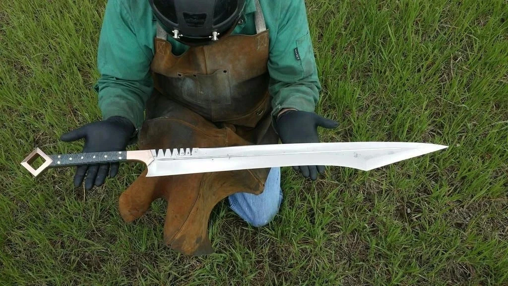 Hand Forged J2 Steel Full Tang Hunting Sword | Viking Sword Camping