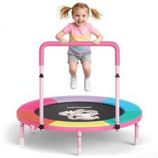 3FT Unicorn Toddler Trampoline - 36  Mini Foldable Trampoline for Kids Ages 1...