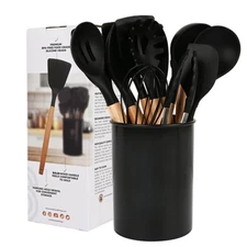 14 Pcs Premium Silicone Kitchen Utensil Set Heat Resistant Food Grade Cook Tools