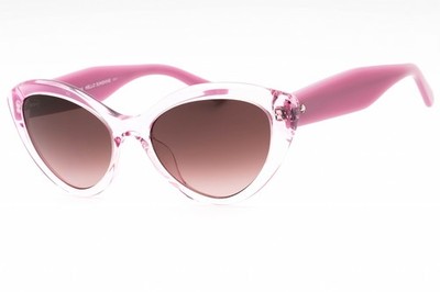 KATE SPADE JUNI/G/S B3V HA Sunglasses Violet Frame Brown Lenses 55mm