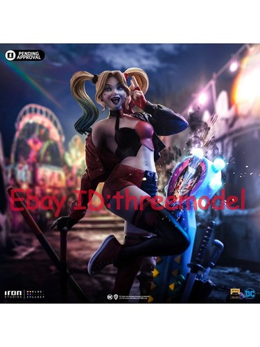 Iron Studios 1/10 DC HARLEY QUINN Gotham City Sirens Art Scale Statue DX Ver. - Picture 12 of 13