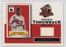 2005 Topps Rookie Throwback Relics Carlos Rogers #RT-CR xb4