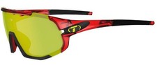 Tifosi Sledge Cycling Sunglasses - Crystal Red - Interchangeable Lens