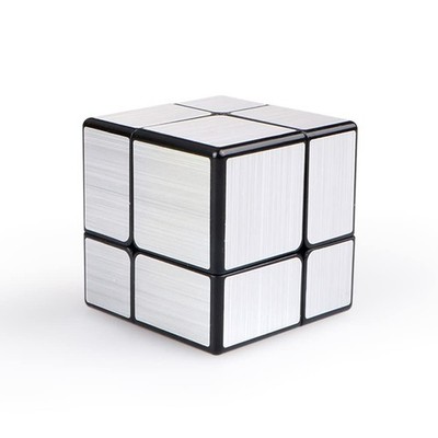QY Toys Mirror 2x2 Silber Zauberwürfel Puzzle 2x2x2 Mirror SilberVersion Würfel