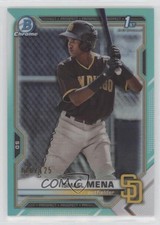 2021 Bowman Chrome Prospects Aqua Refractor 116/125 Ismael Mena #BCP-36 1u6