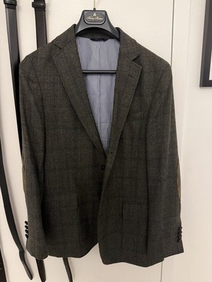 Brooks Brothers Men's 1818 Green Scottish wool  Blazer Jacket 40R