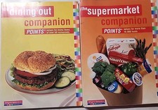 Vintage WW Weight Watchers SUPERMARKET DINING OUT Companion BOOK SET POINTS