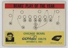 1964 Philadelphia Chicago Bears George Halas Bears' Play of the Year HOF 0u2j