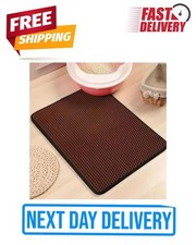 Kitty Cat Litter Mat Trapping Honeycomb Double Layer Design Waterproof 24x15''
