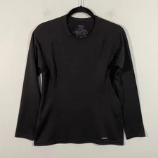 Patagonia Men's Black Capilene Mid Weight Baselayer Top Size S 