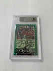Jerry Rice 2020 Panini Green Mosaic  Signed Cut Sticker Beckett Slab Sf 49ers