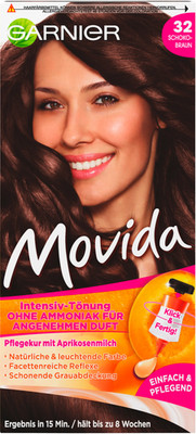   Garnier Movida Intensiv-Tönung 32 Schokobraun Haarfarbe Pflege-Creme  